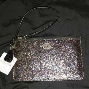 Coach Glitter Collection Wristlet